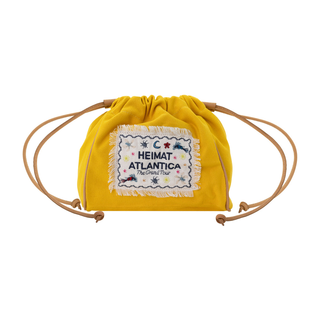 Pouch Yellow "The Grand Tour"