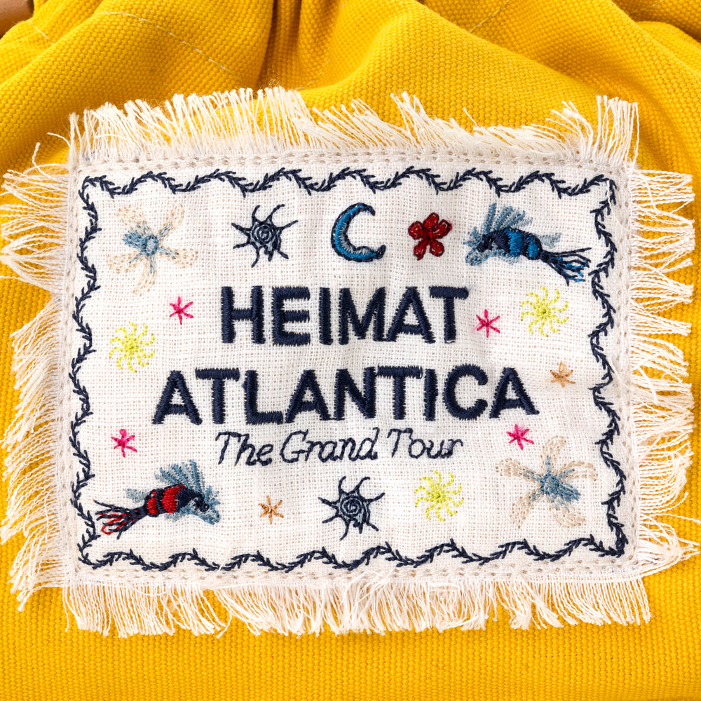 Pouch Yellow "The Grand Tour"