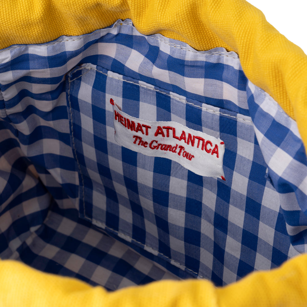 Pouch Yellow "The Grand Tour"
