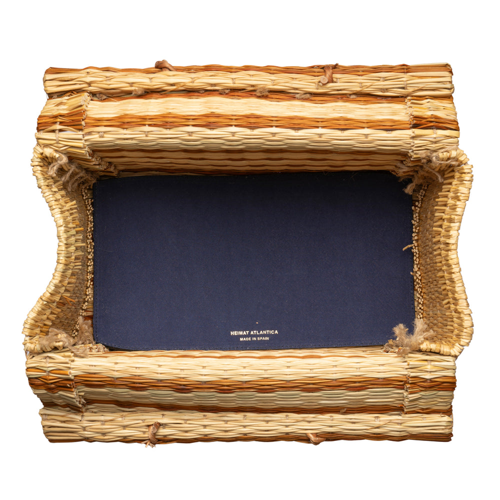 Beach Basket Mustard "The Grand Tour"