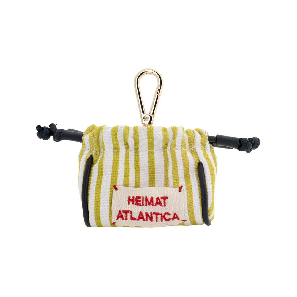 White Orchid Mini Pouch Lime