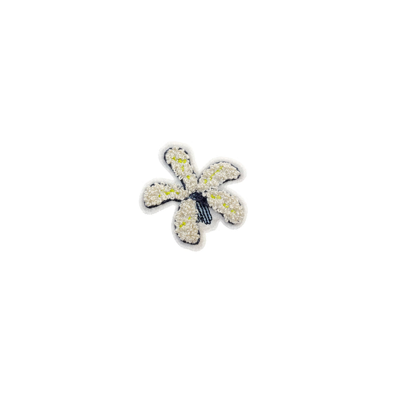 White Orchid Mini Pouch Blue