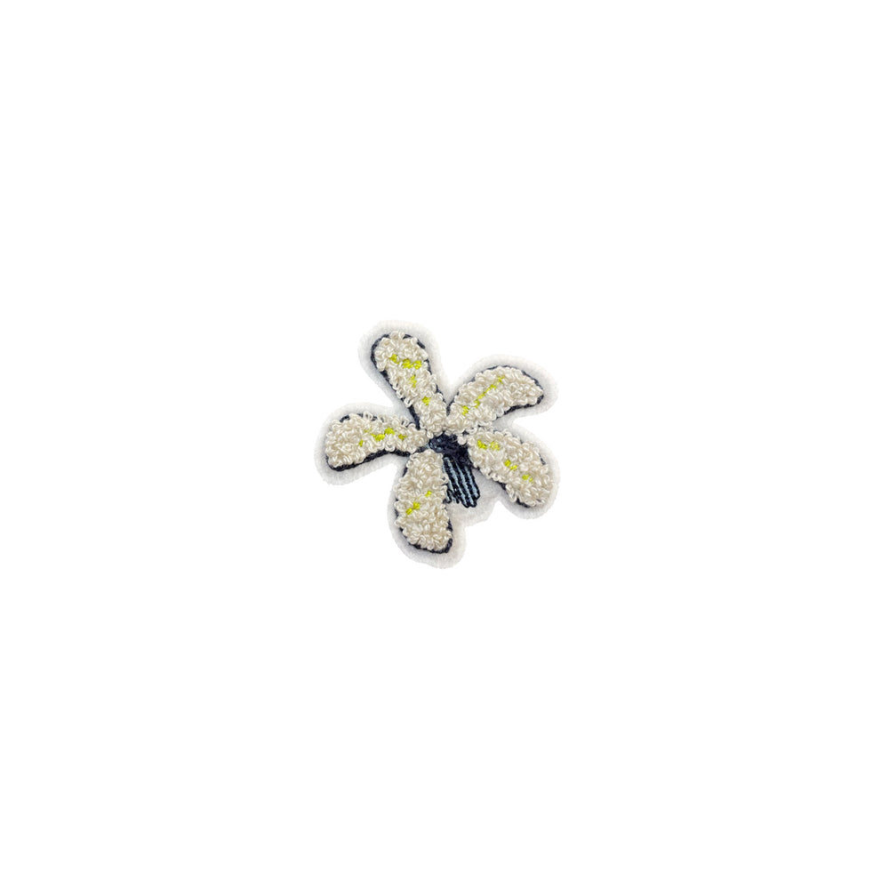 White Orchid Mini Pouch Lime