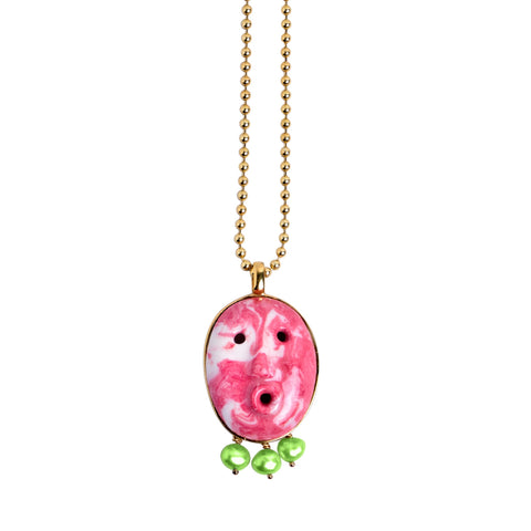 Lares Necklace Red