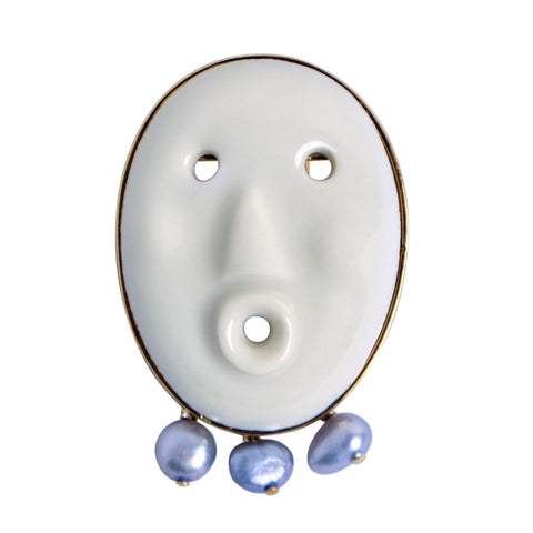 LARES EARRING WHITE - Lasts units