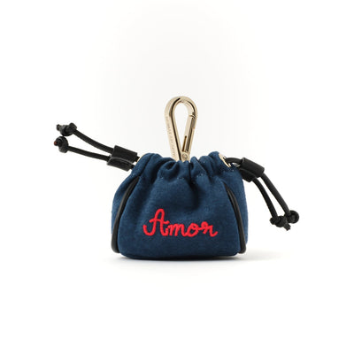 Mini Pouch Denim “Amor”