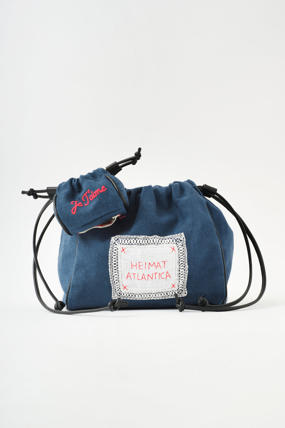 Mini Pouch Denim “Je t’aime”