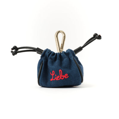 Mini Pouch Denim “Liebe”