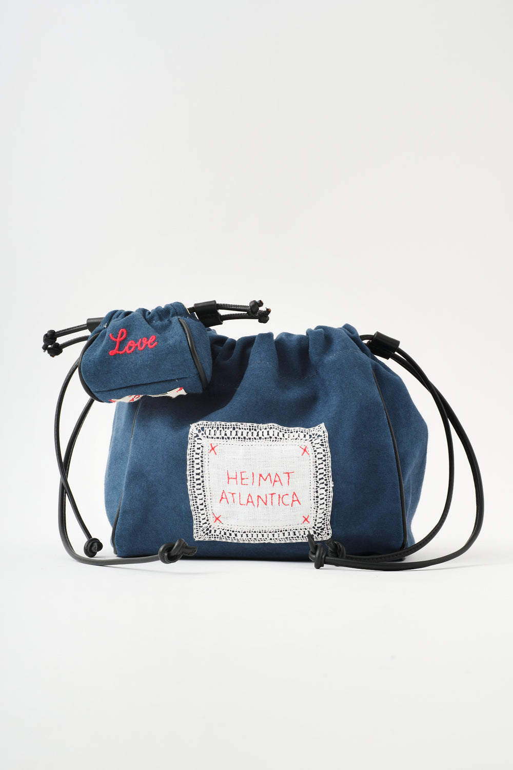 Mini Pouch Denim “Love”