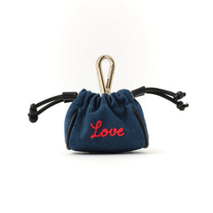 Mini Pouch Denim “Love”