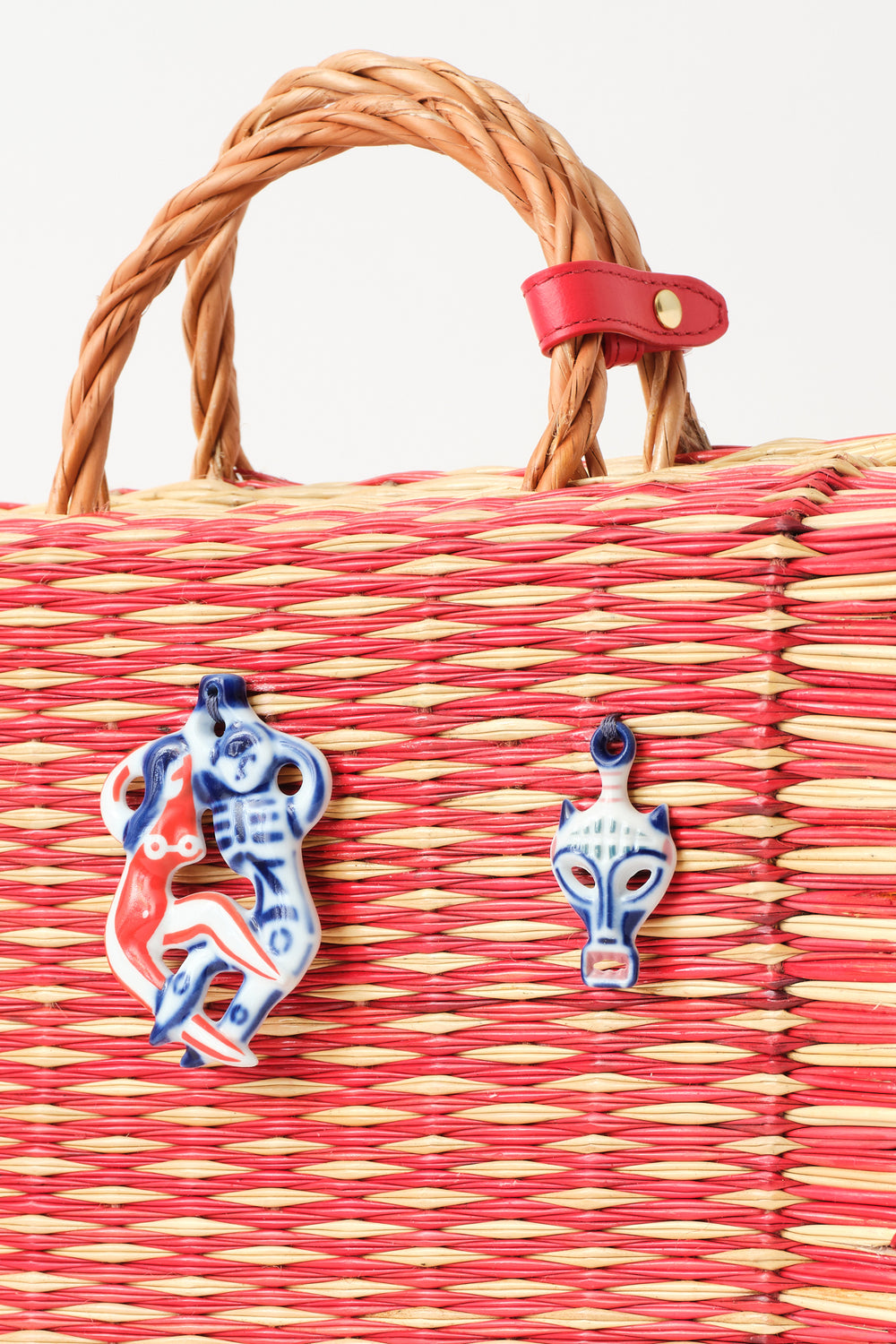 아모르 라지 바스켓 백