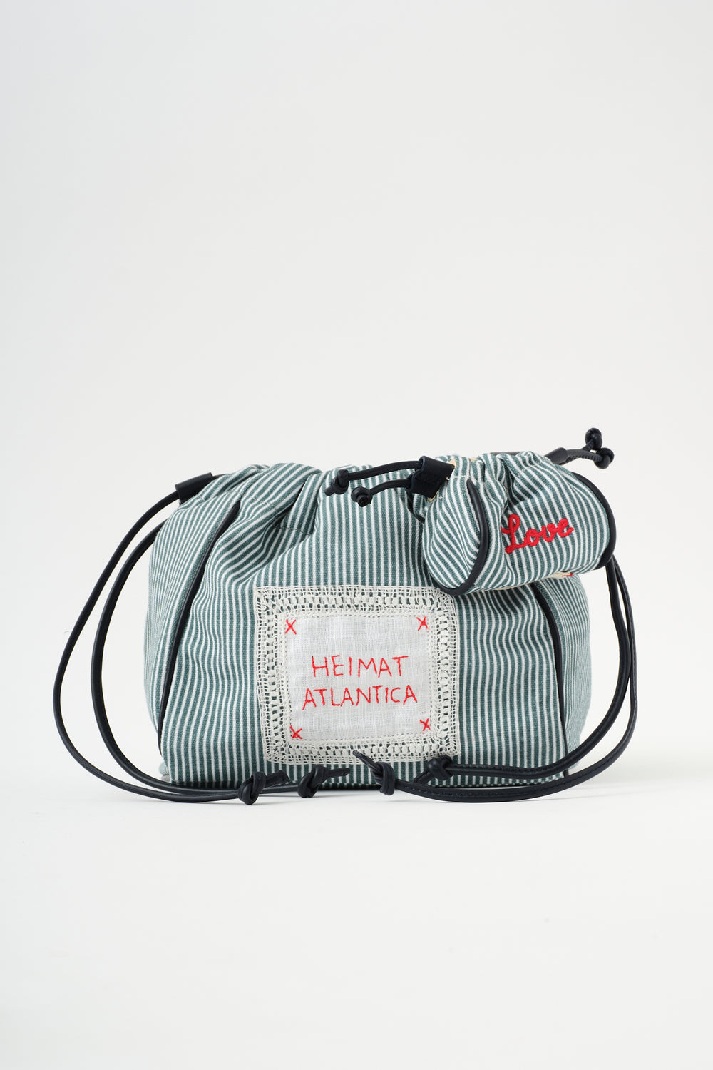 Mini Pouch Stripes Blue “Liebe”