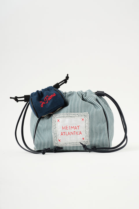 Mini Pouch Denim “Liebe”
