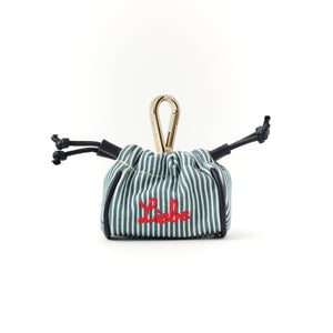 Mini Pouch Stripes Blue “Liebe”