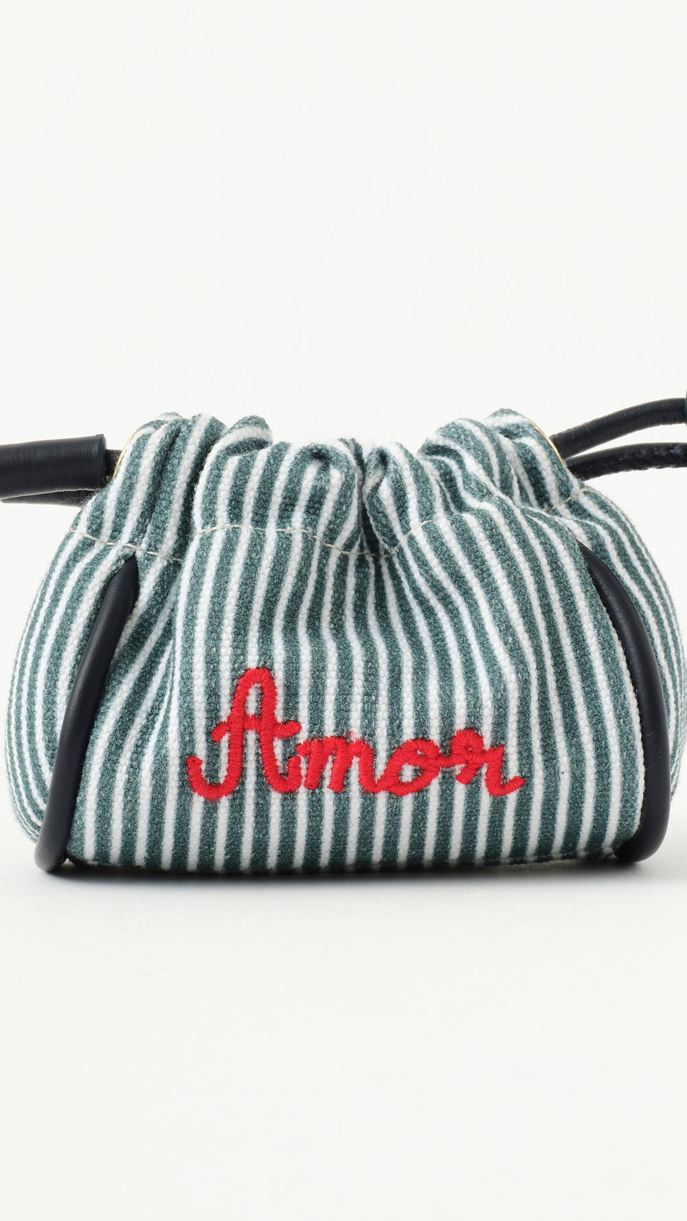 Mini Pouch Stripes Blue “Amor”