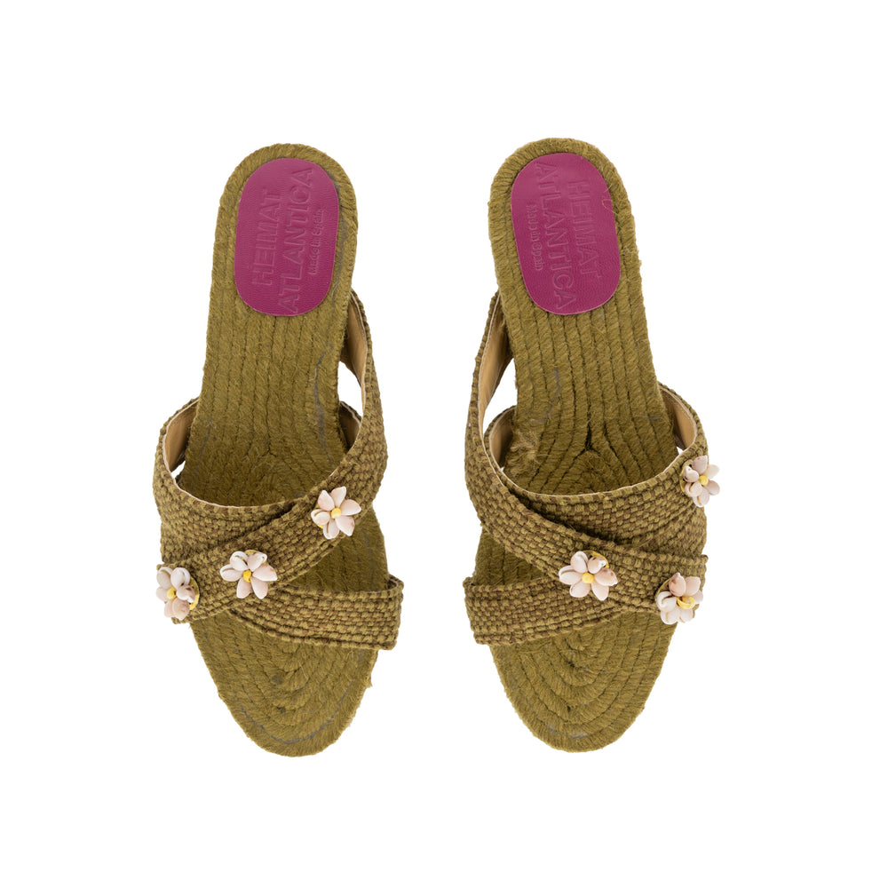 Khaki Shella Espadrilles