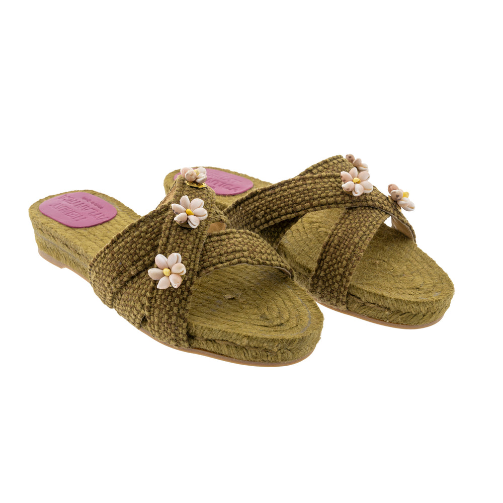 Khaki Shella Espadrilles