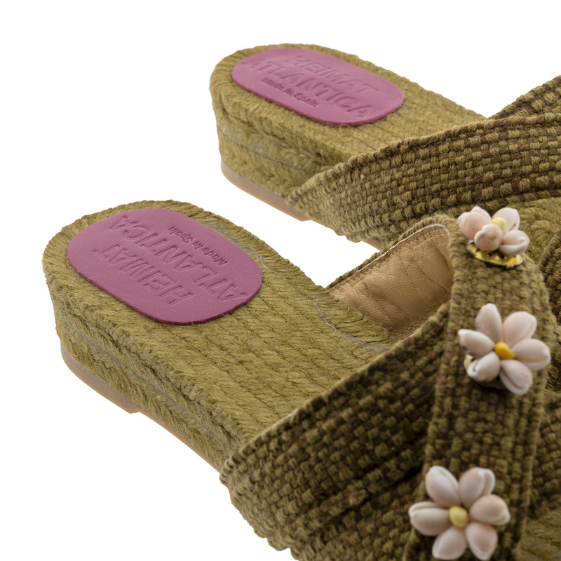 Khaki Shella Espadrilles