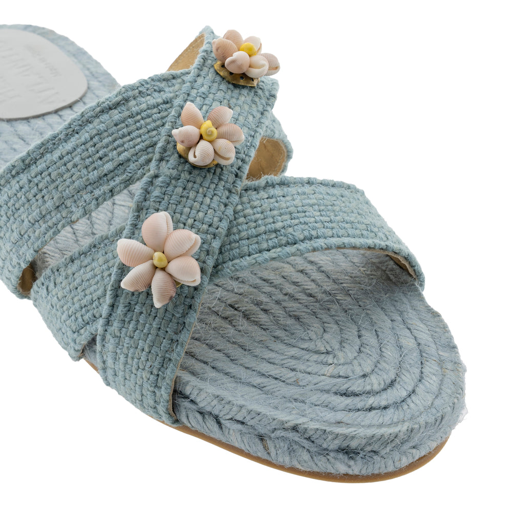 Baby Blue Shella Espadrilles