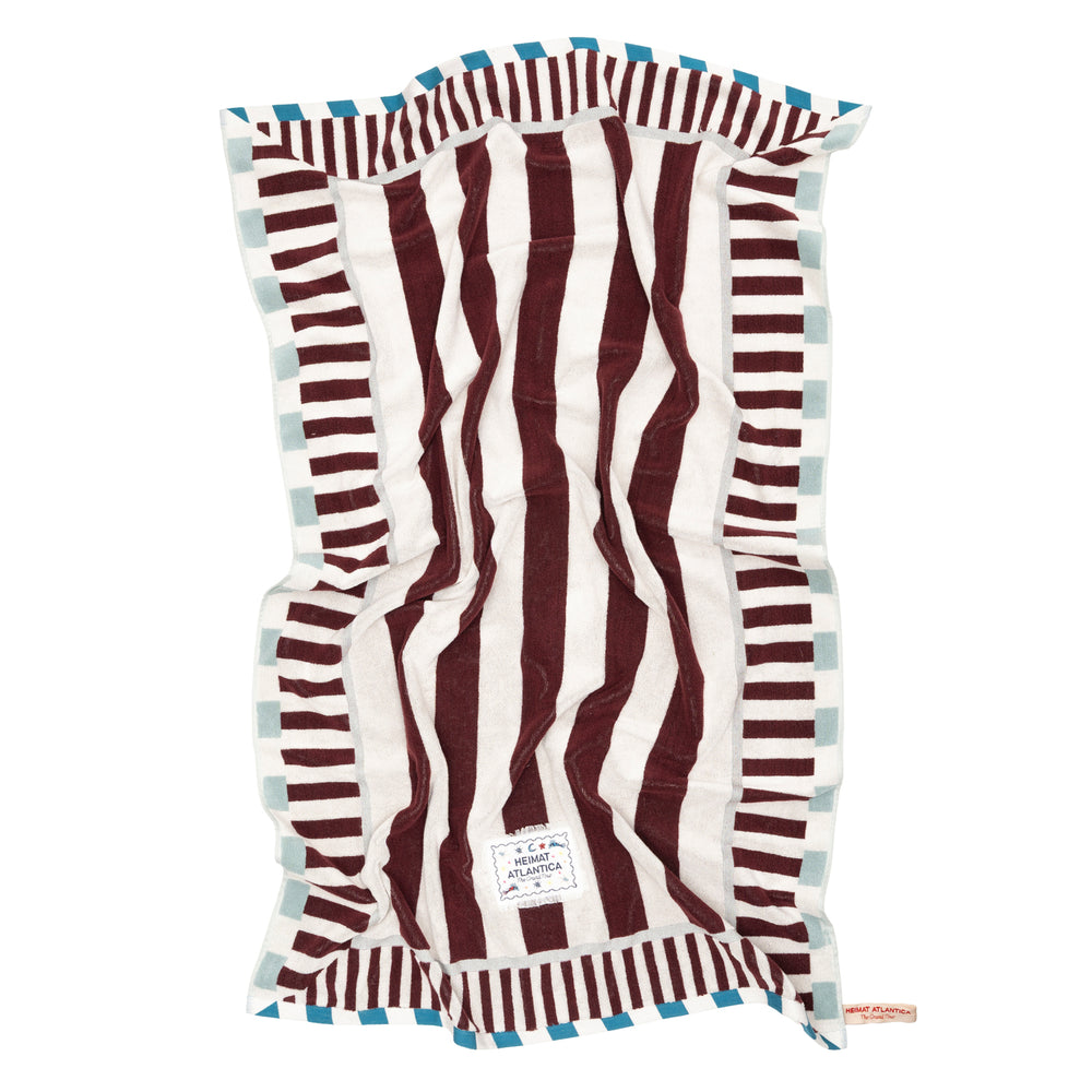 Towel Burgundy "The Grand Tour"