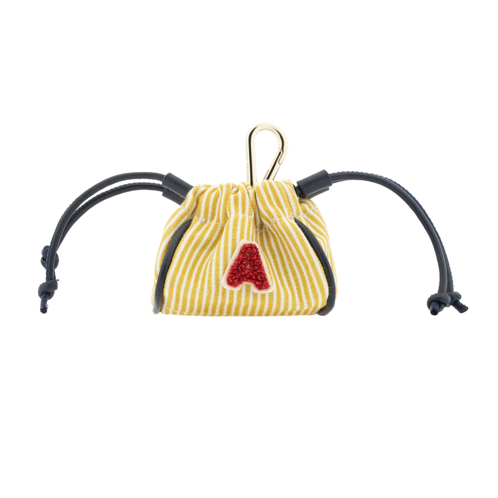 Your Initial Mini Pouch Camel