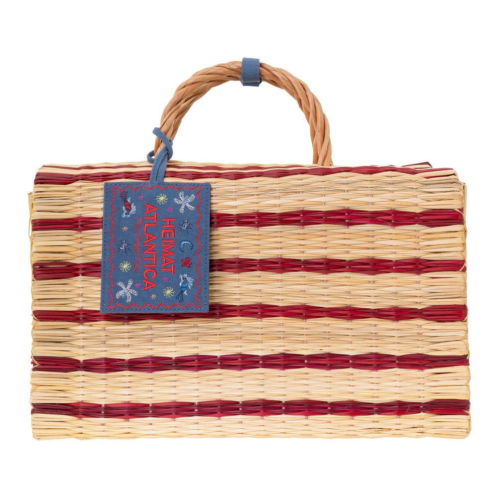 Beach Basket Red "The Grand Tour"