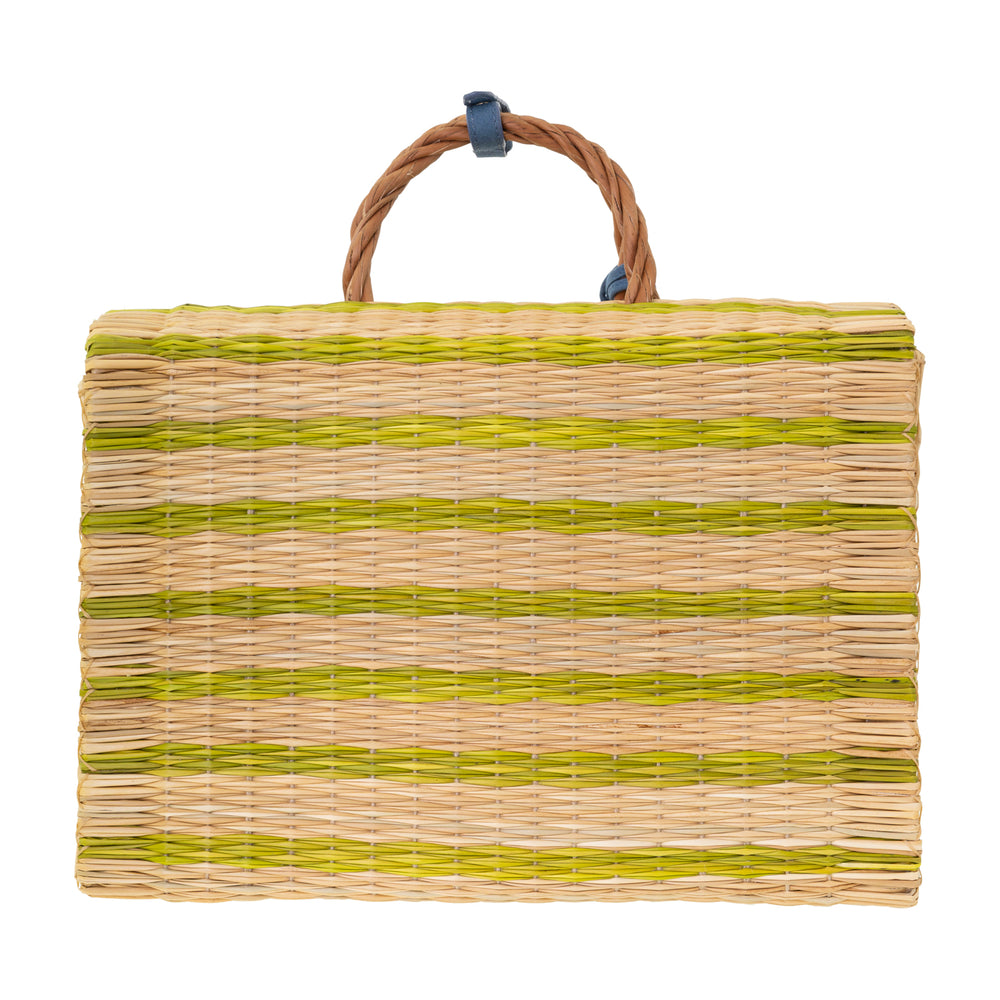 Beach Basket Lime "The Grand Tour"