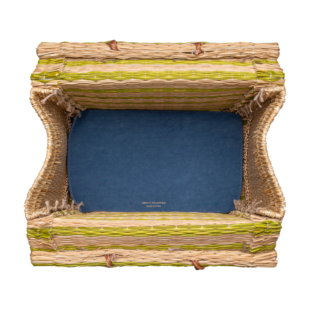 Beach Basket Lime "The Grand Tour"