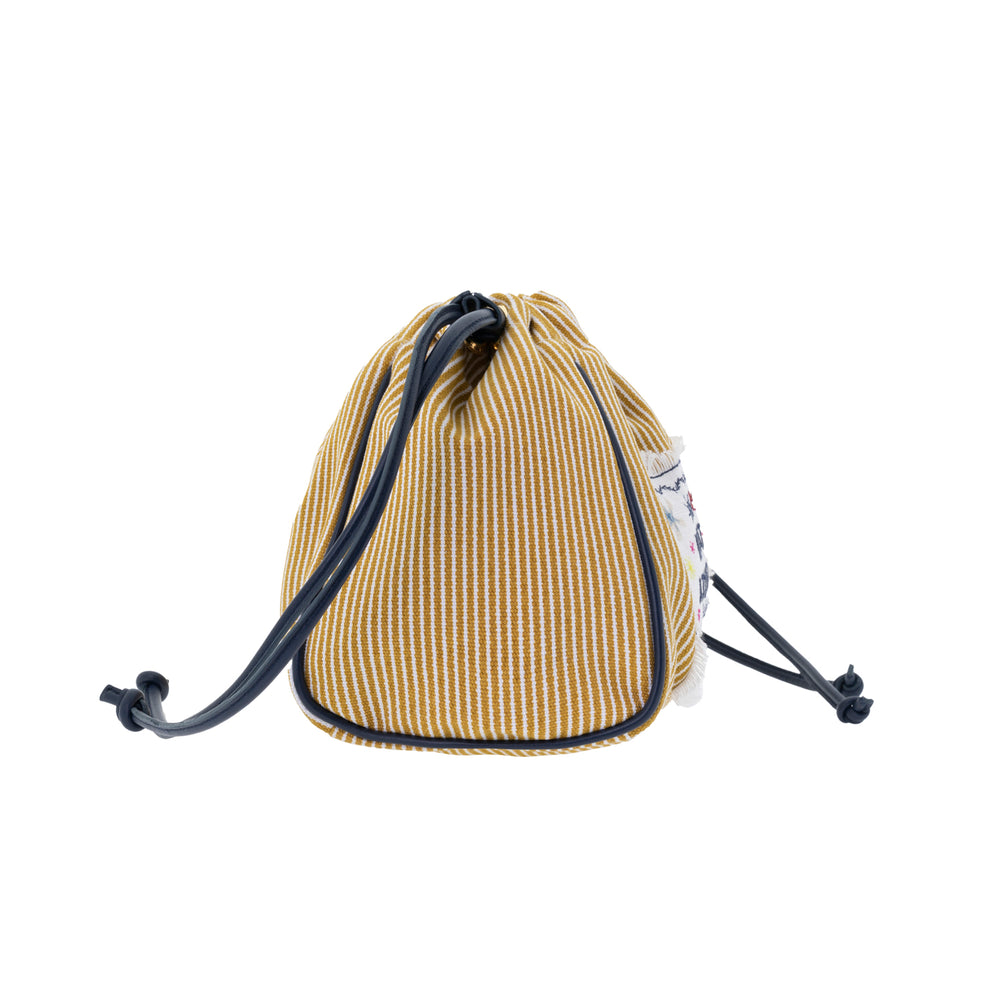 Pouch Camel Stripes "The Grand Tour"