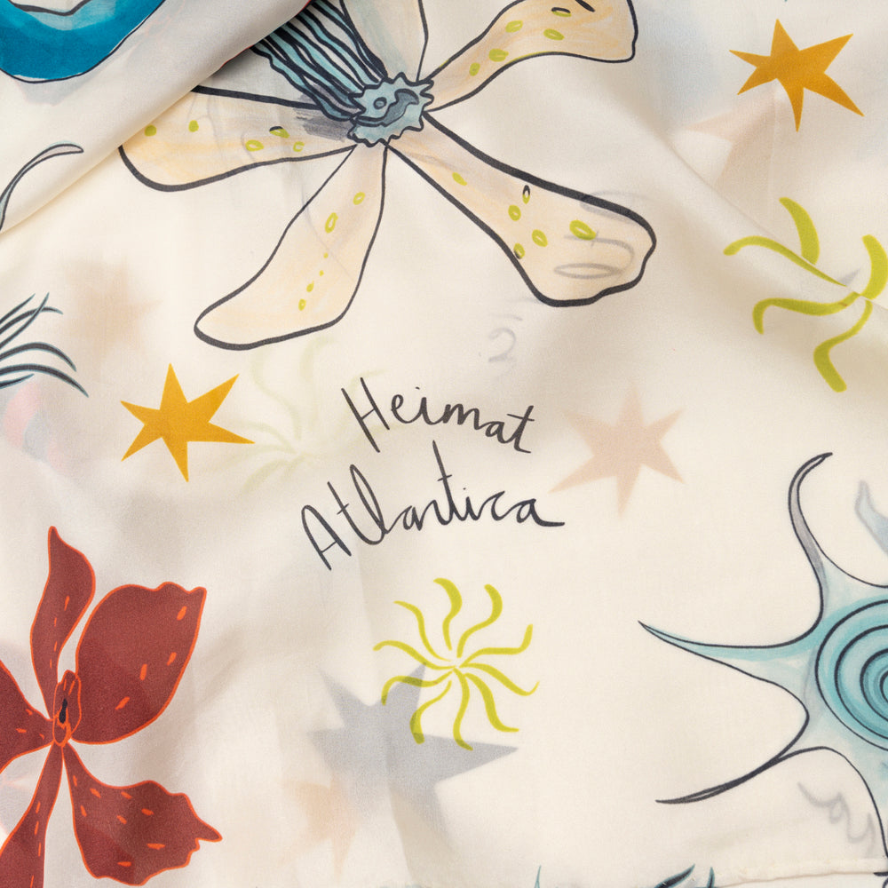 Headscarf Ivory "The Grand Tour"