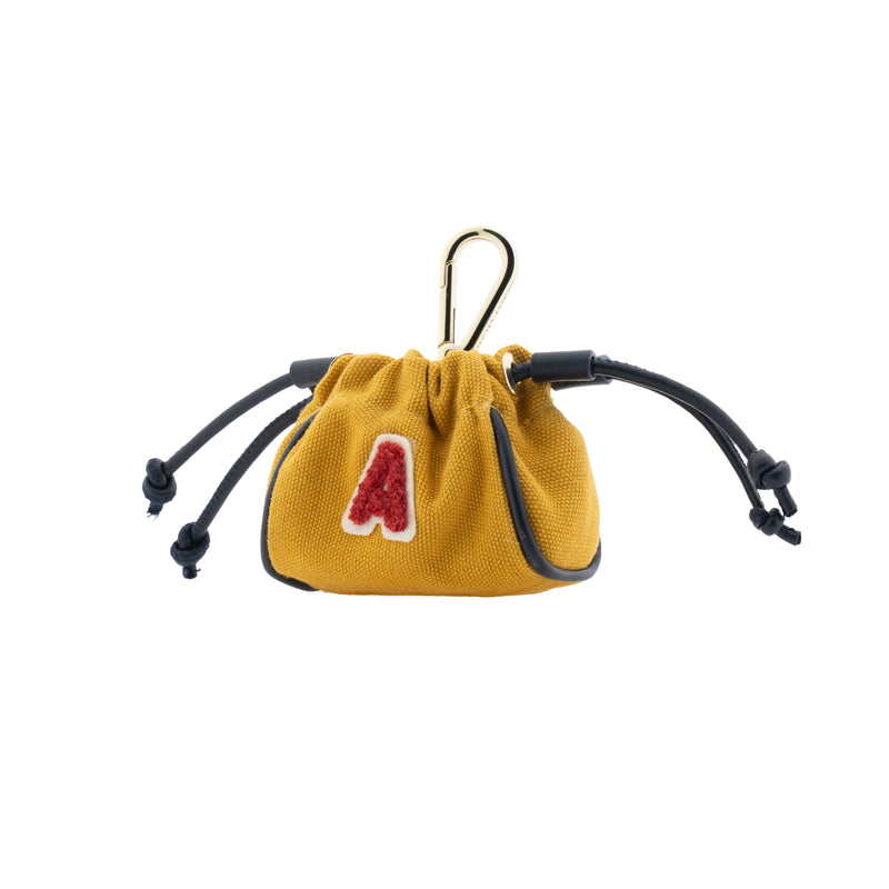 Your Initial Mini Pouch Mustard