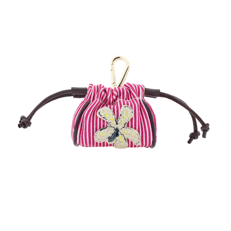 White Orchid Mini Pouch Pink