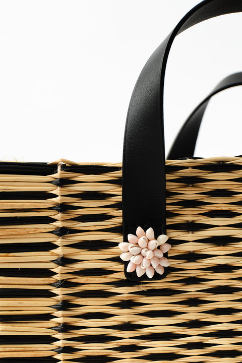 HEIMAT ATLANTICA カゴバック　未使用 Tote Amor Black