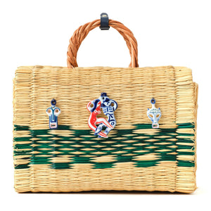 차차 라지 그린 바스켓 백 - 온라인 한정 모델