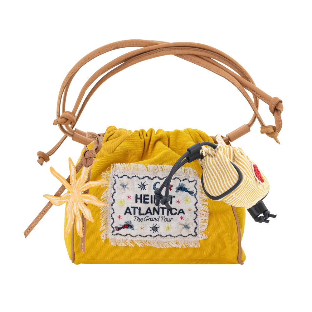 Pouch Yellow "The Grand Tour"