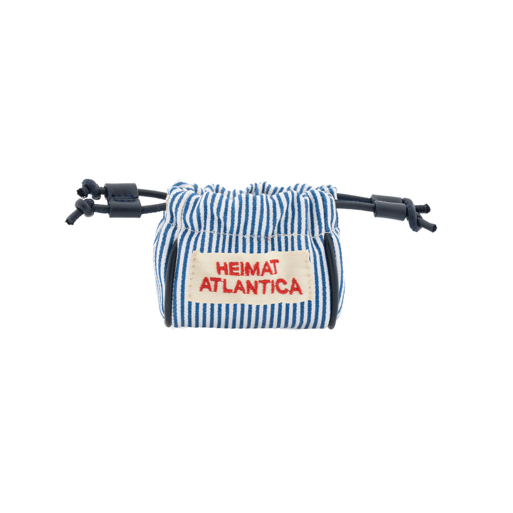 White Orchid Mini Pouch Blue