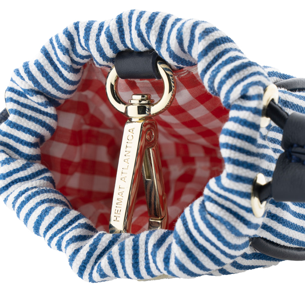 White Orchid Mini Pouch Blue