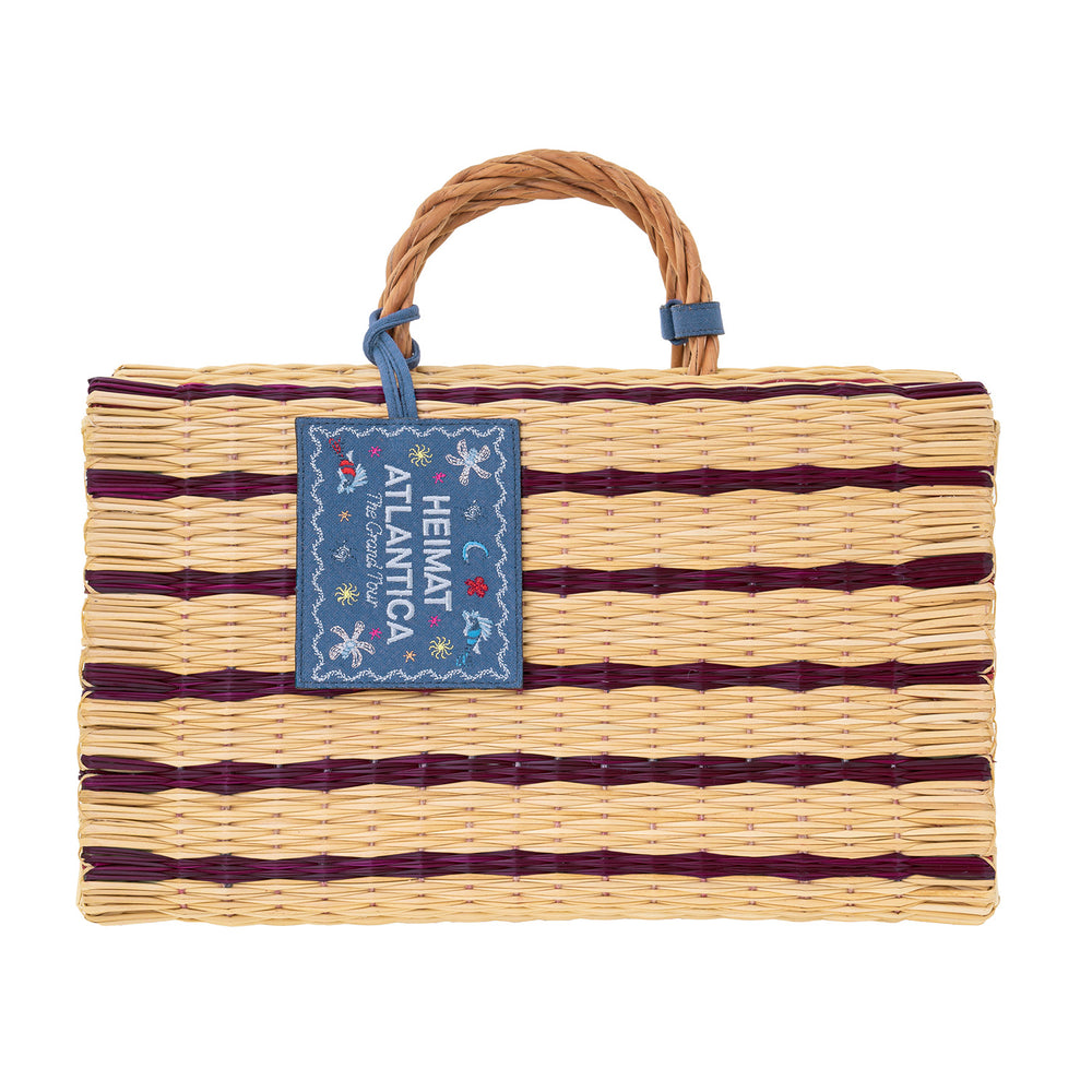 BEACH BASKET PLUM - LAST UNIT