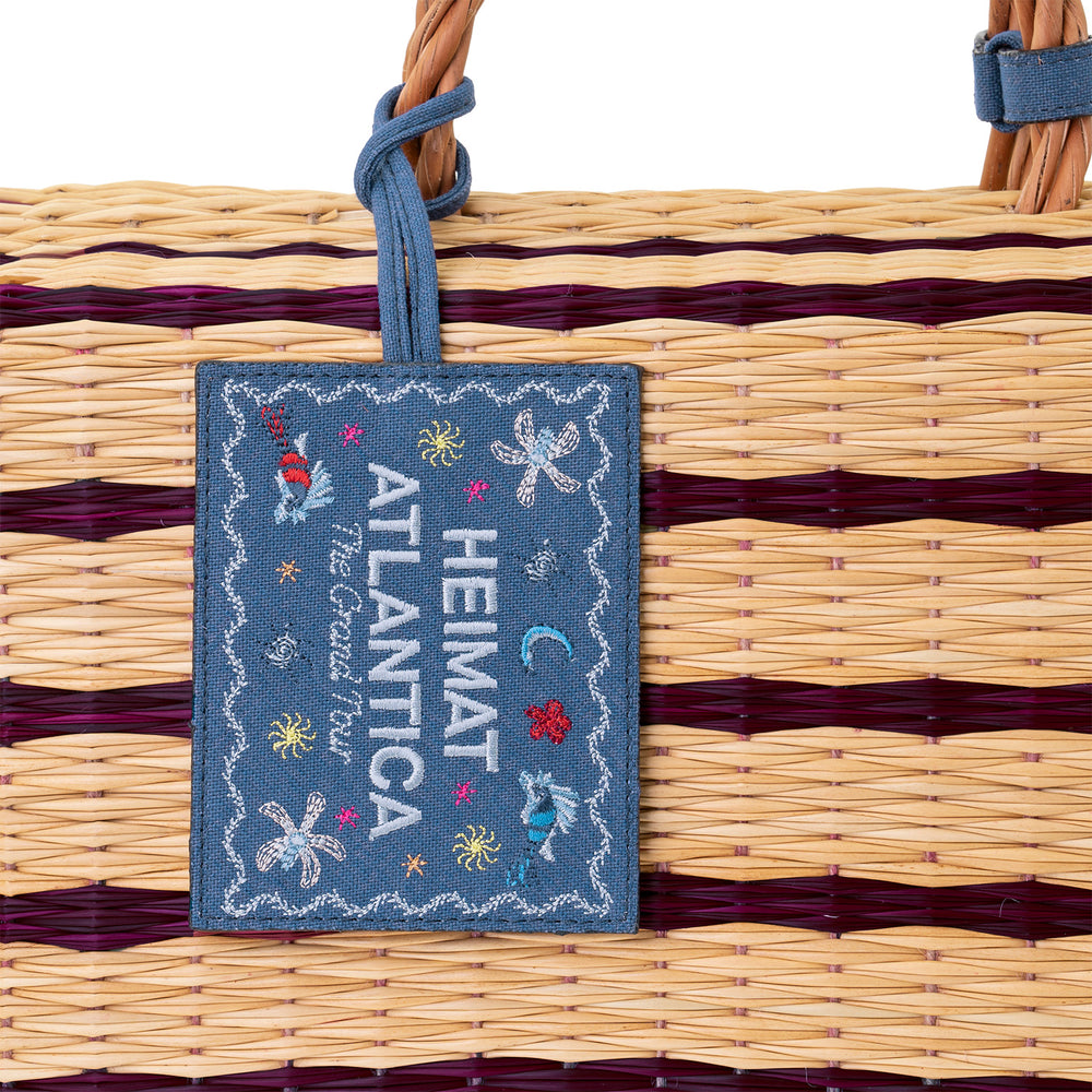 BEACH BASKET PLUM - LAST UNIT