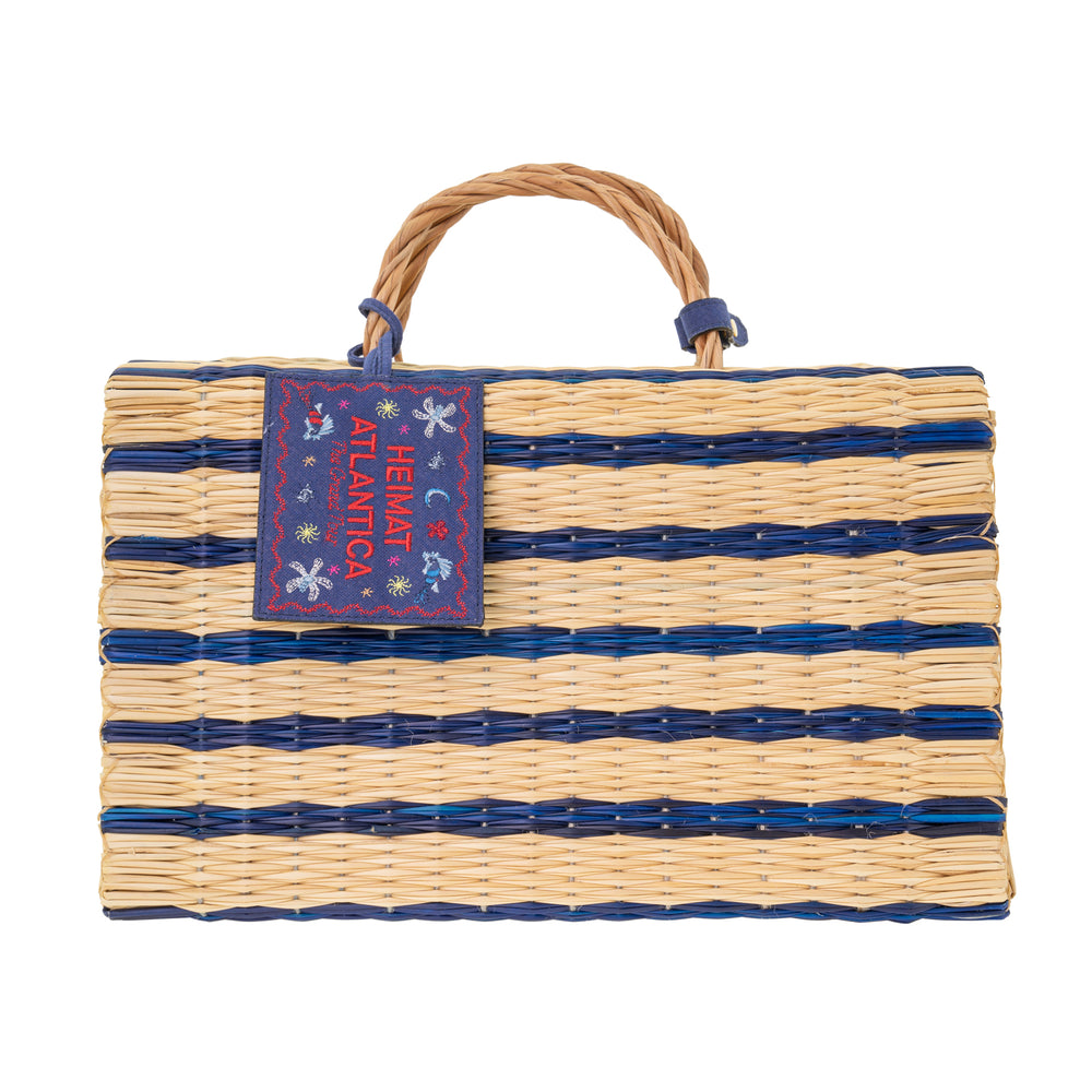 Beach Basket Blue "The Grand Tour"