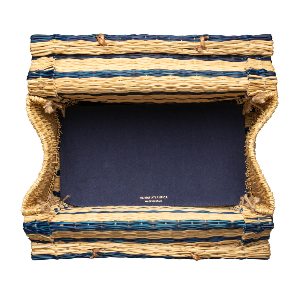 Beach Basket Blue "The Grand Tour"