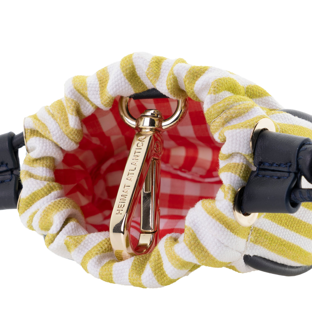 White Orchid Mini Pouch Lime