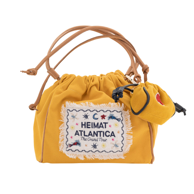 Your Initial Mini Pouch Mustard
