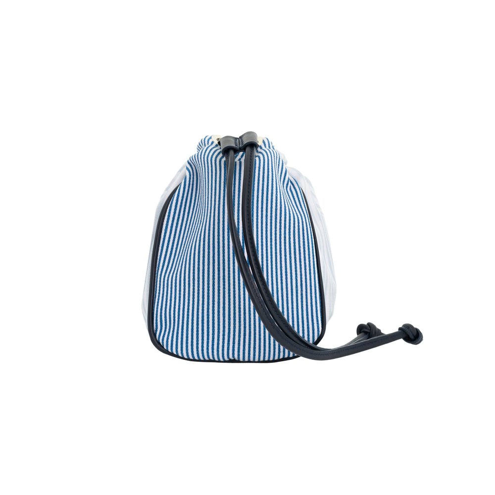 POUCH BLUE PATCHWORK "The Grand Tour"