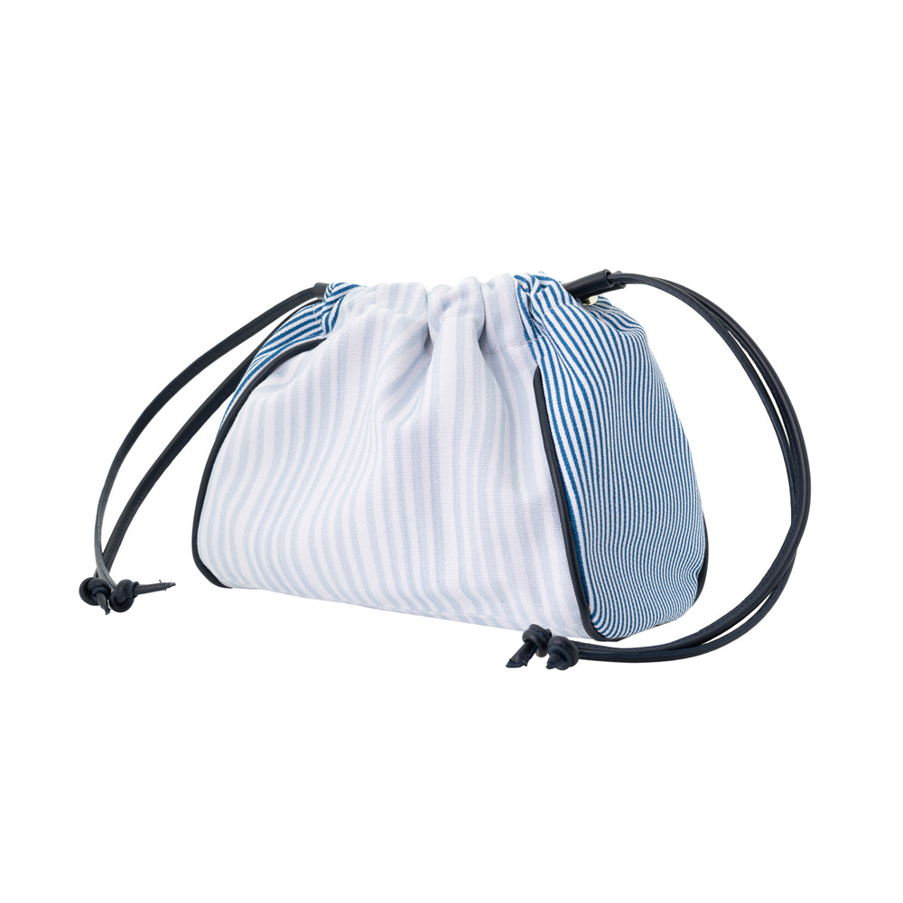 POUCH BLUE PATCHWORK "The Grand Tour"