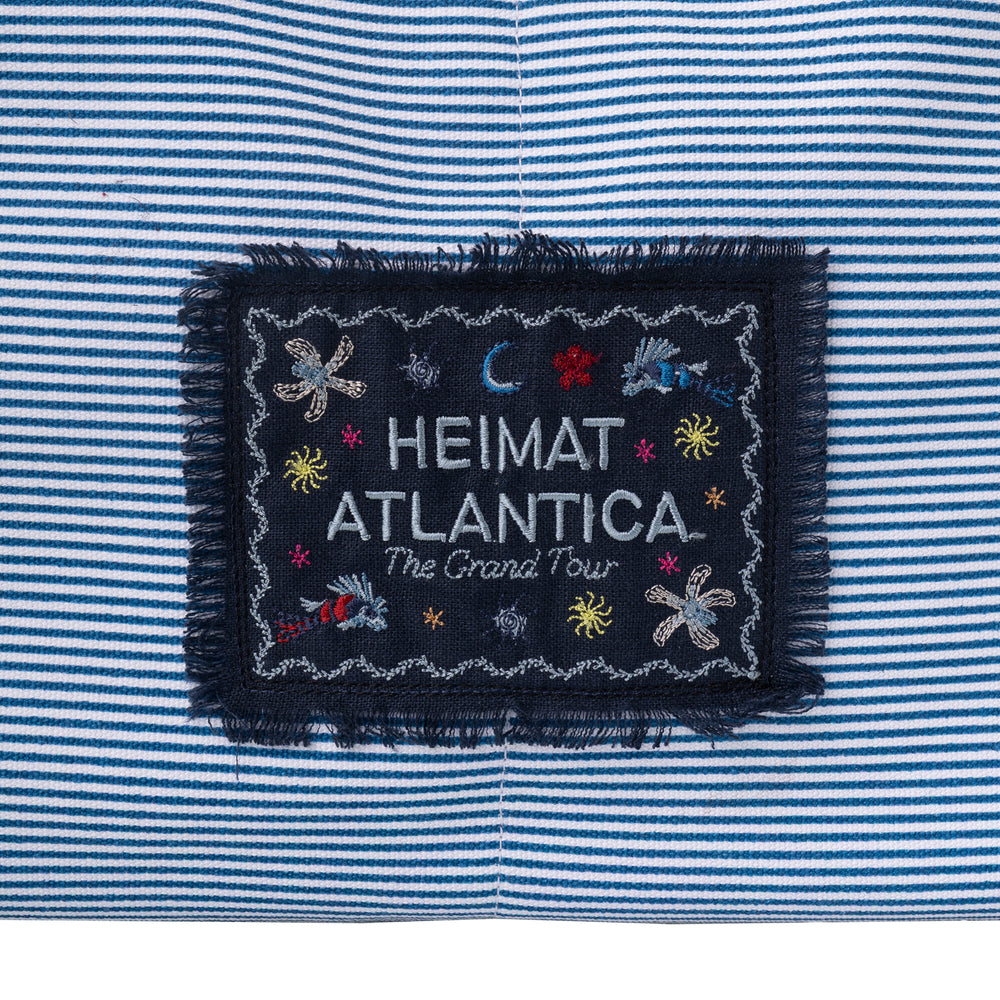 TOTE BLUE PATCHWORK "The Grand Tour"