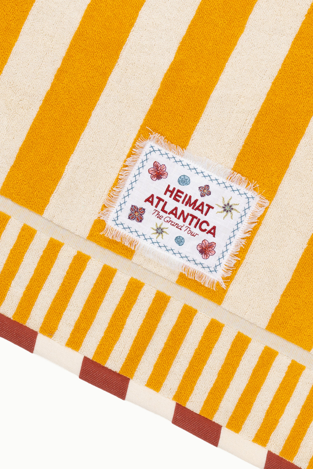 Towel Yellow "The Grand Tour" ss26