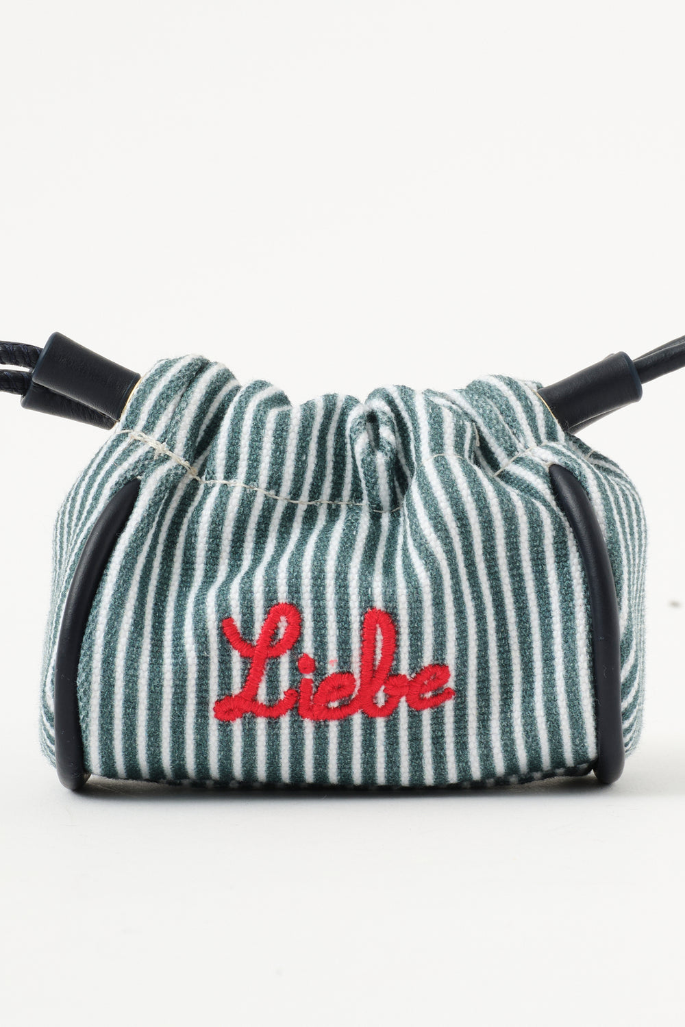Mini Pouch Stripes Blue “Liebe”
