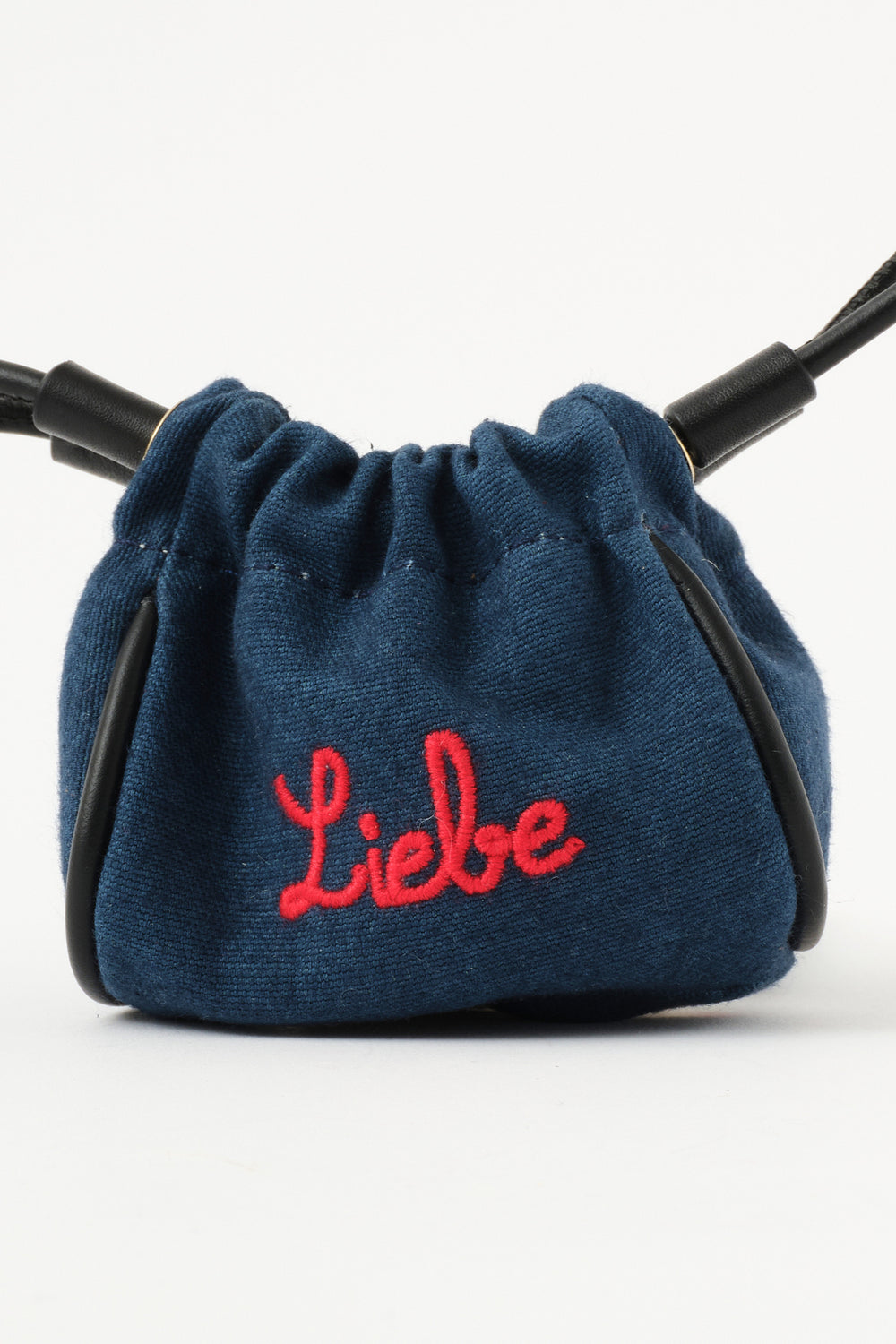 Mini Pouch Denim “Liebe”