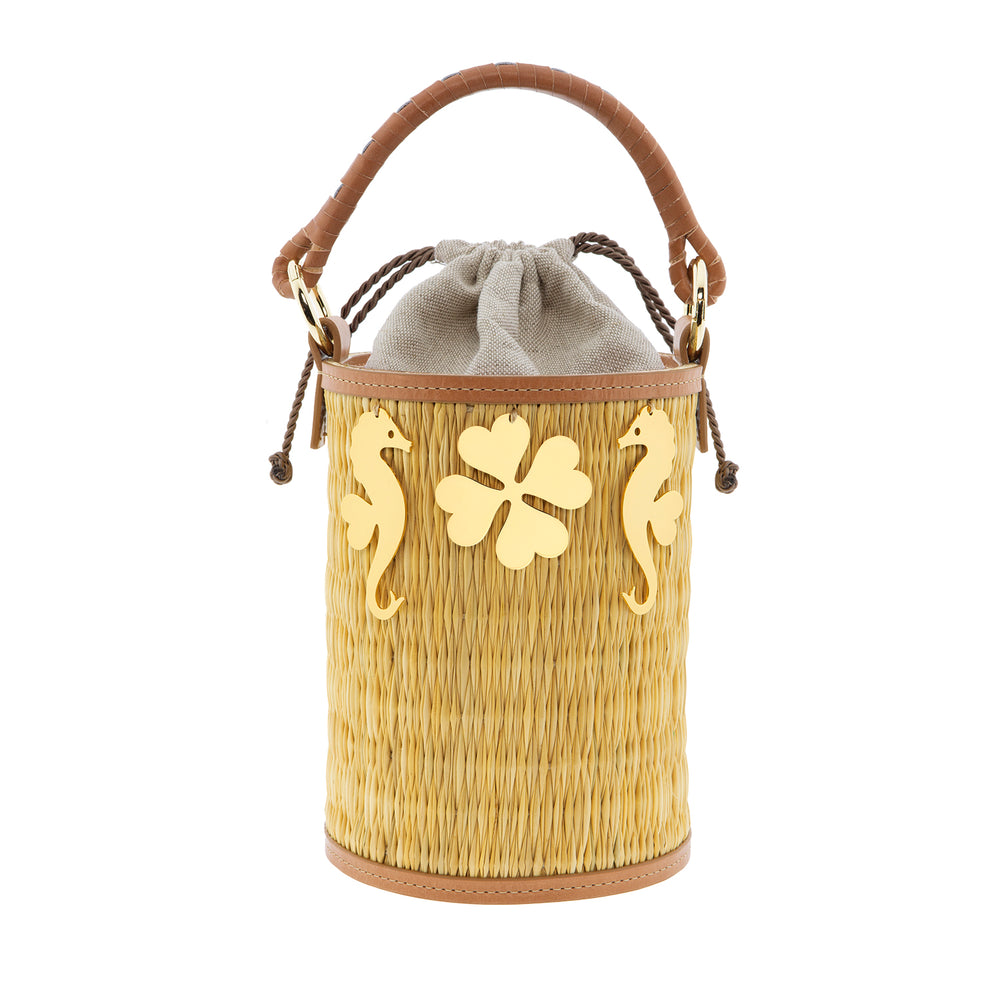 Cupid La Falaise Large Cowhide Gold